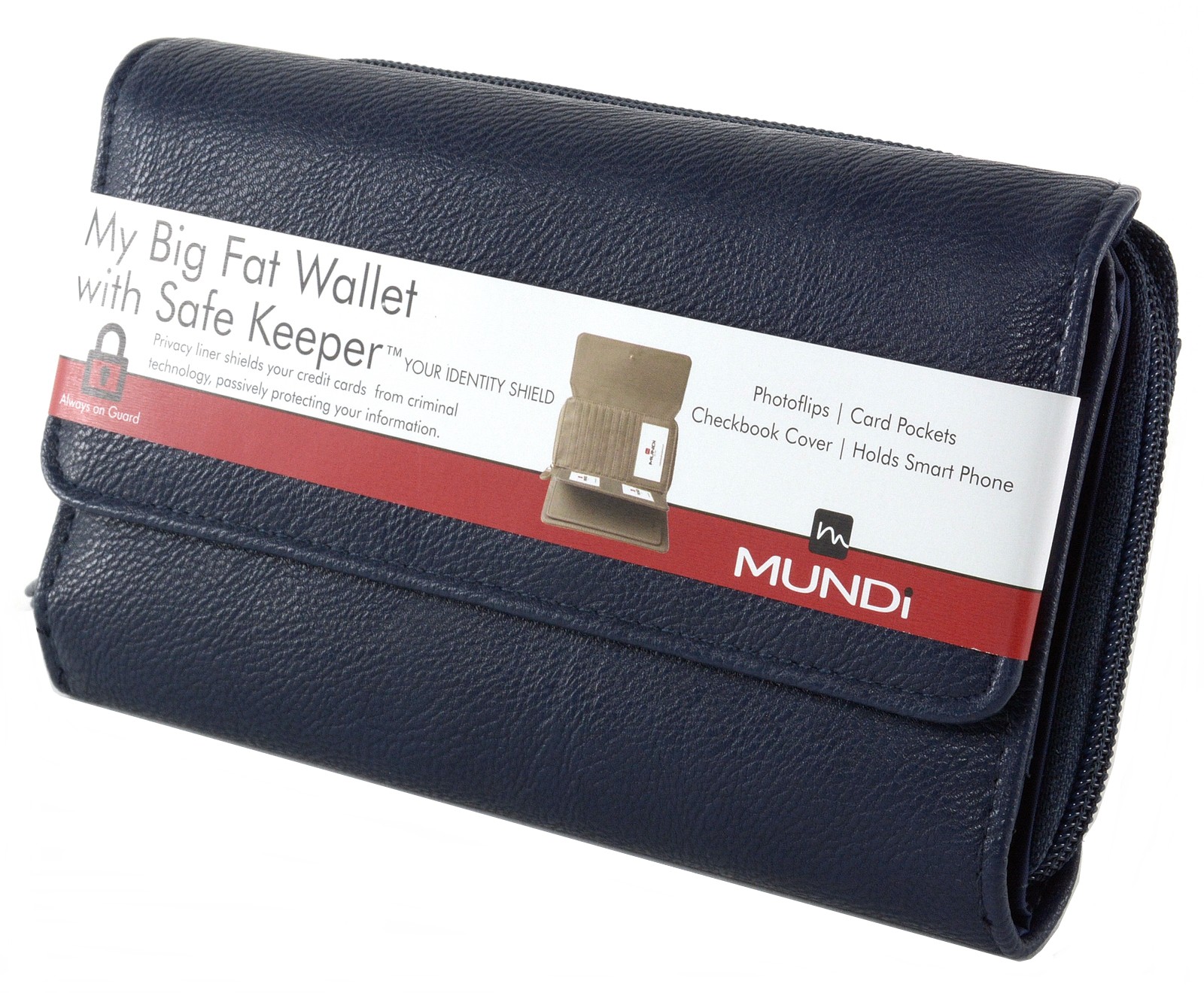 Mundi Womens Wallet Checkbook Organizer Clutch My Big Fat Wallet RFID